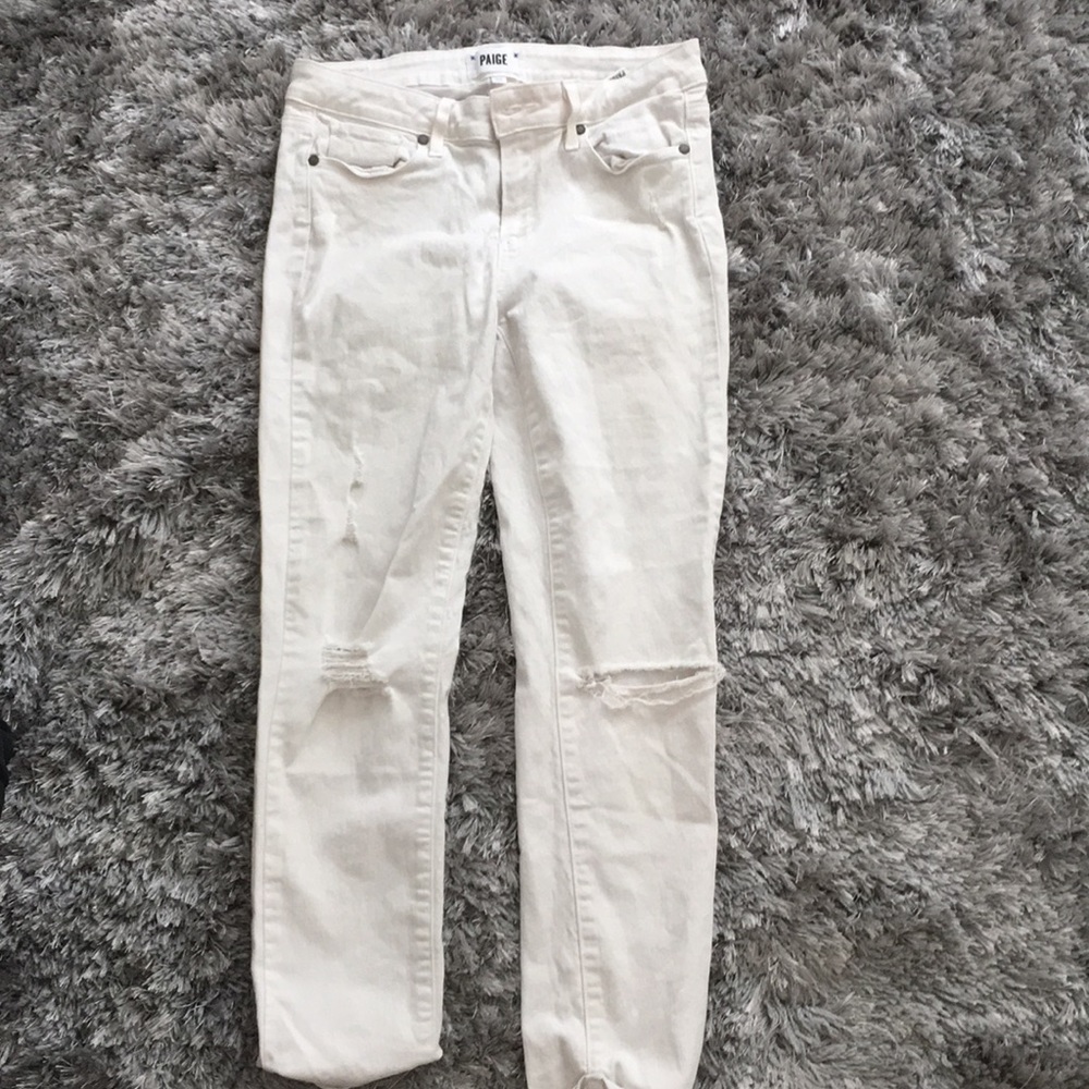 white paige jeans